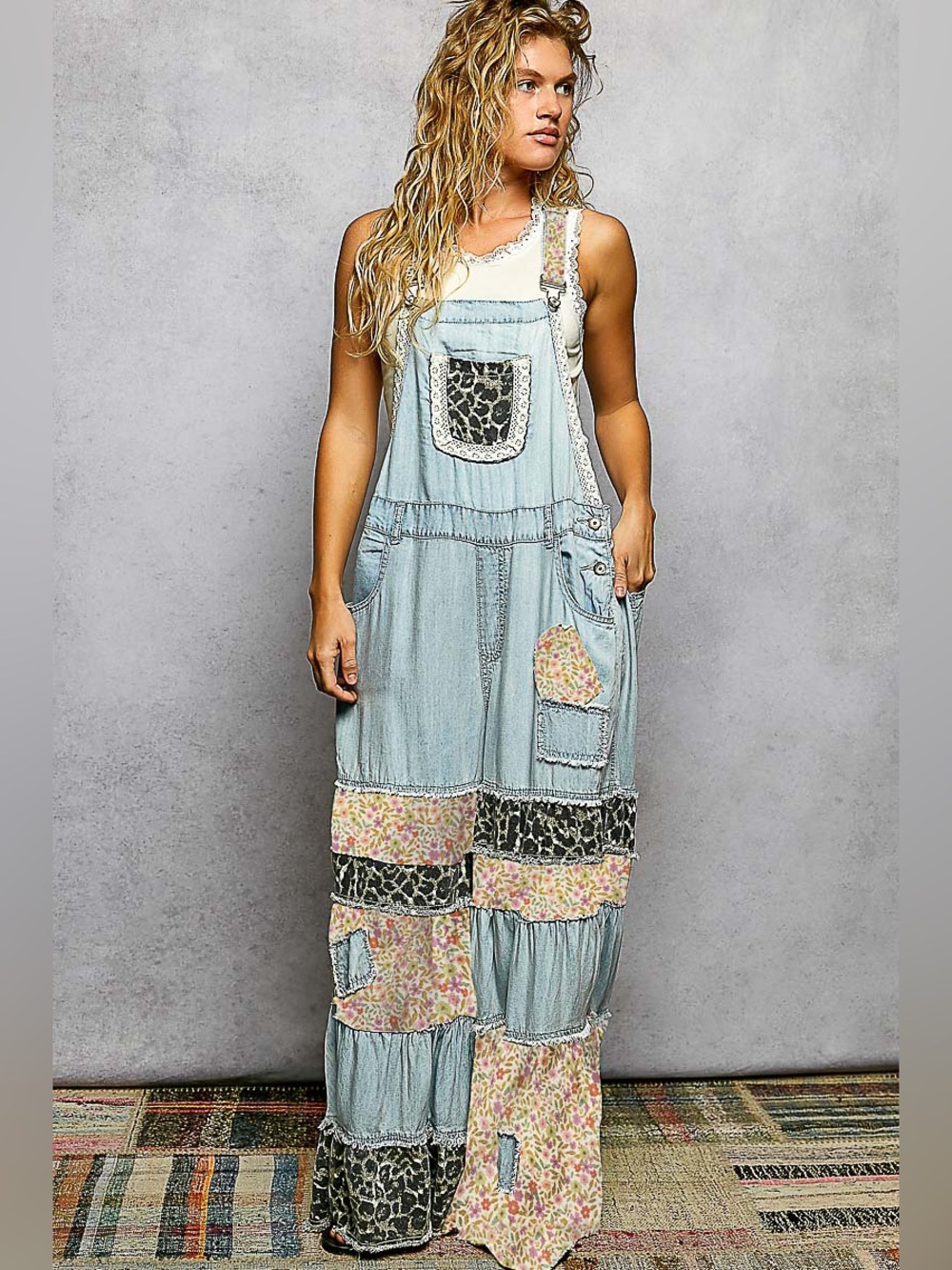 POL “ Rose Avenue “ Overalls | Denim - Picture 3 of 7